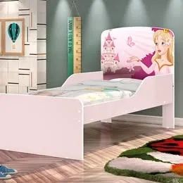 Mini Cama Infantil Femenina Tema Princesa Nova 