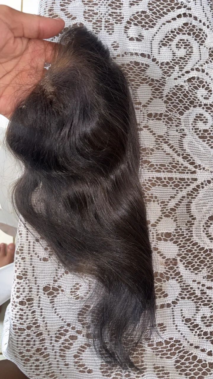 Topo cabelo 100% HUMANO 4x4 - Foto 4