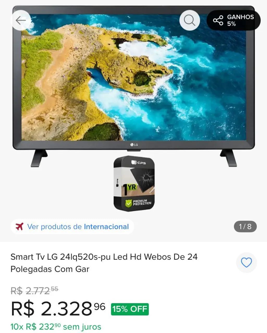 SmartTV/Monitor LG 24' - Foto 3
