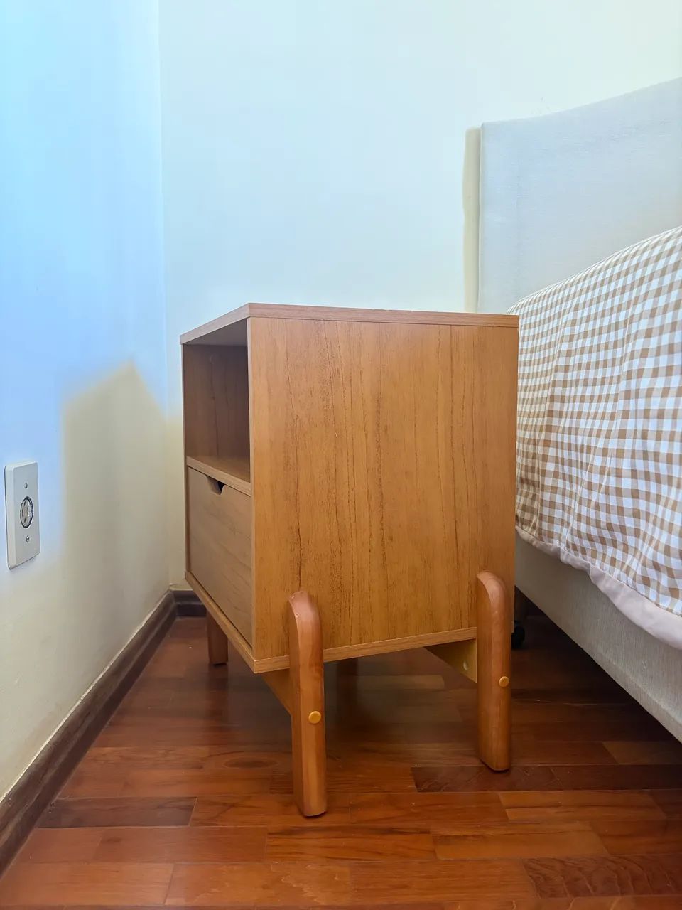 Mesa de Cabeceira 1 Gaveta - Foto 3