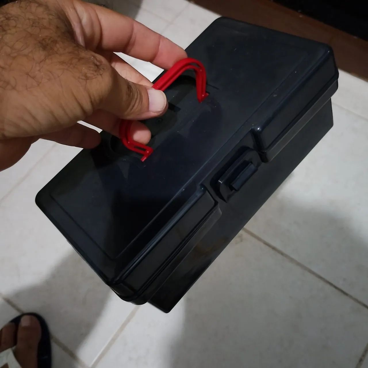 Mini maleta organizadora com alça e trava super funcional  - Foto 2