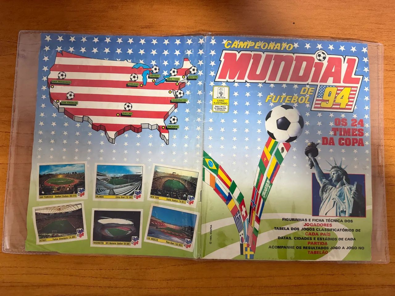 Álbum Copa 1994 COMPLETO