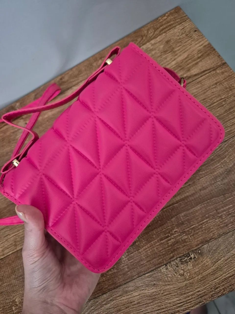 BOLSA ROSA DE OMBRO - Foto 5