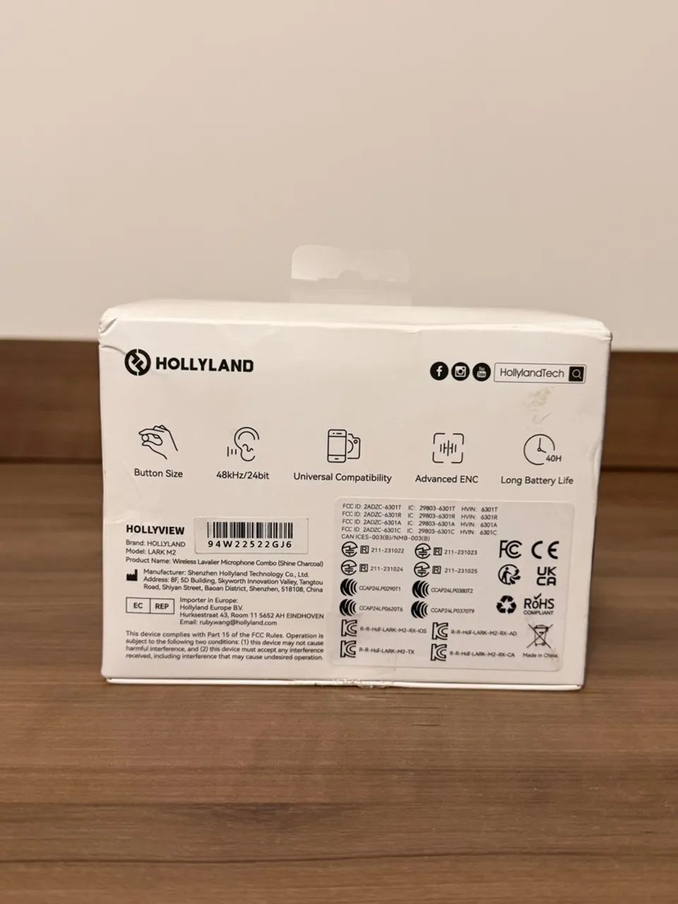 Microfone Wireless Hollyland LARK M2 ? Combo Completo - Foto 2