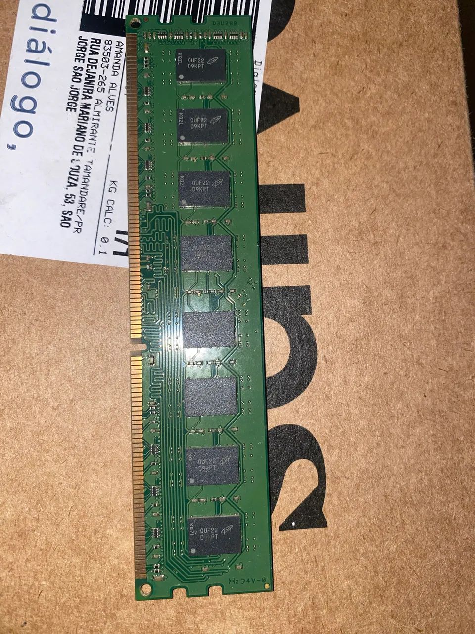 kit de 4GB (2x2GB)" MEMÓRIA RAM