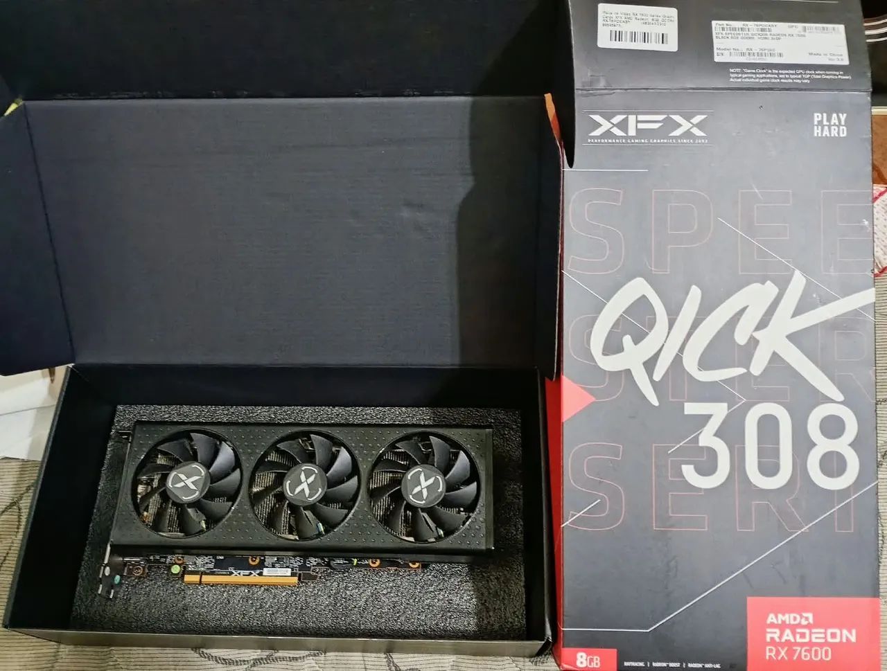 XFX Qick Rx7600 8Gb  - Foto 4