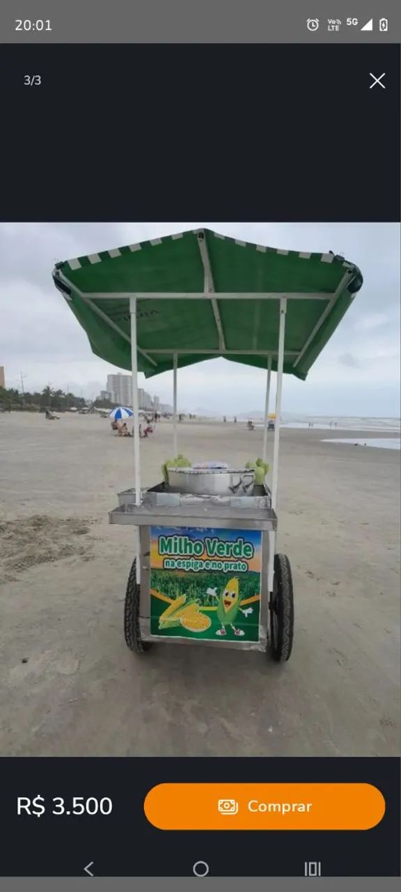 Carrinho de milho  - Foto 2