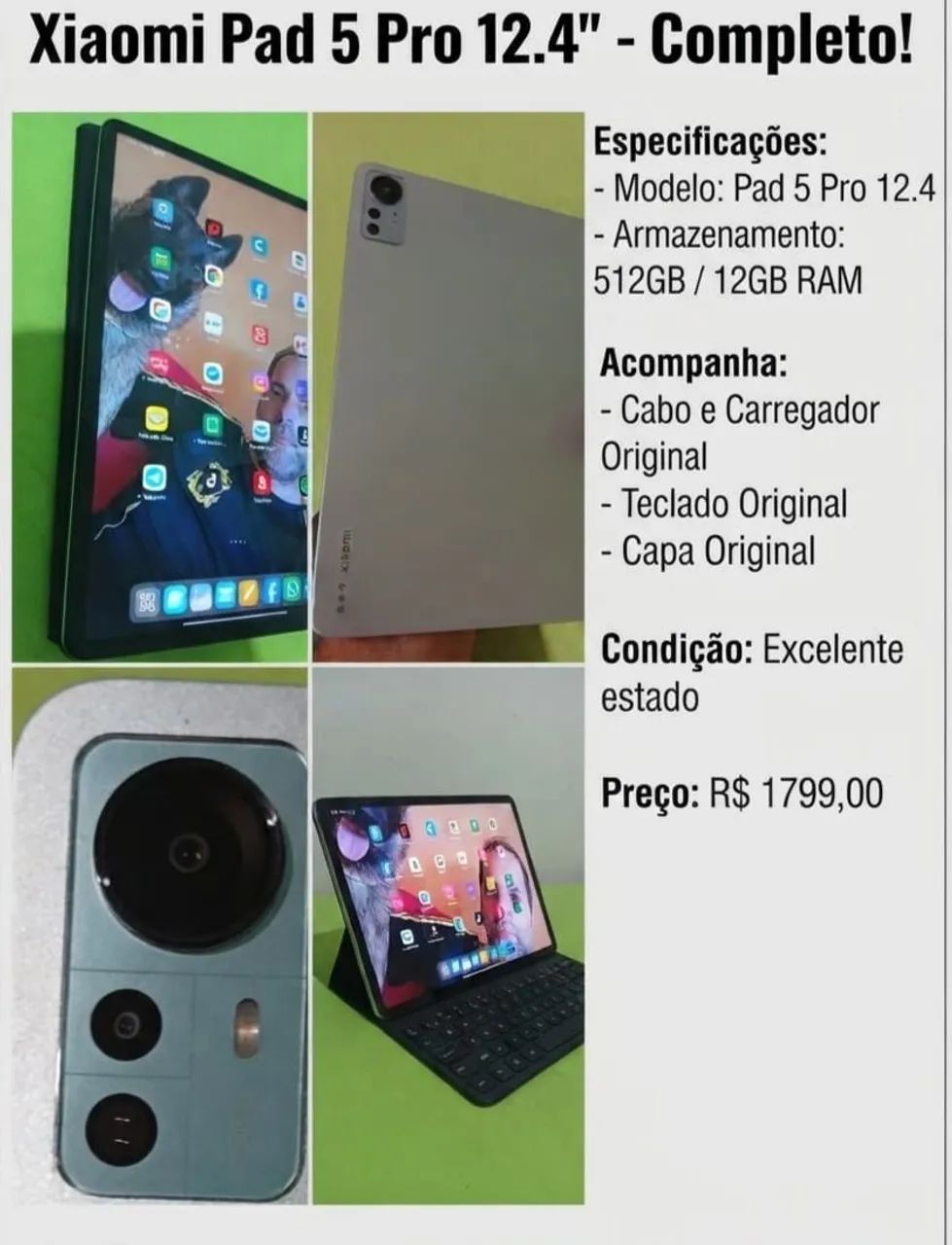 Xiaomi Mi Pad 5 Pro (Entrego)