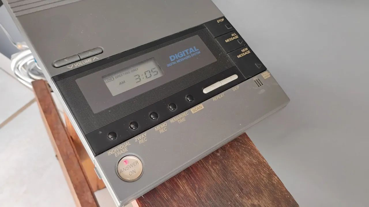 Secretaria Eletrônica Panasonic Vintage Raridade !! - Foto 5