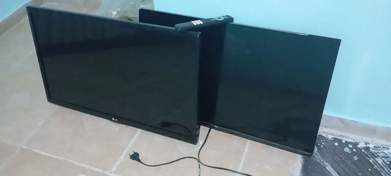 2 TVs smartv 32 polegadas LG TCL para retirada de peças  - Foto 2