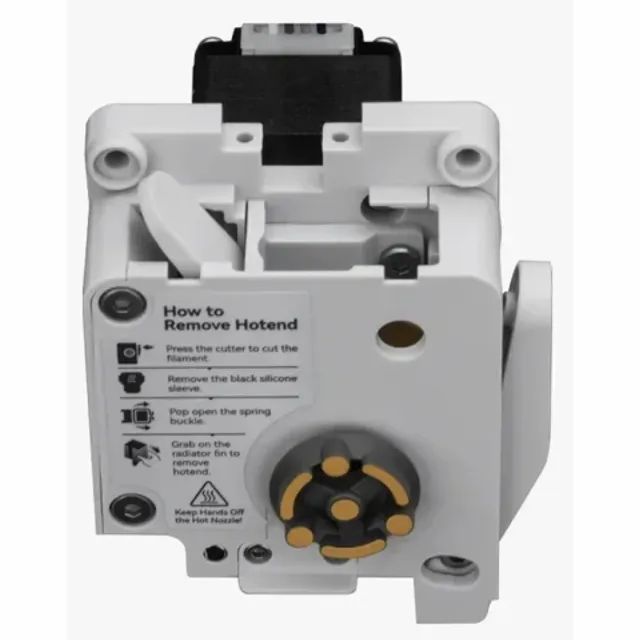 Kit Extrusora Bambu Lab A1 A1 Mini Completa Motor Sensor Engrenagens Aço Endurecido