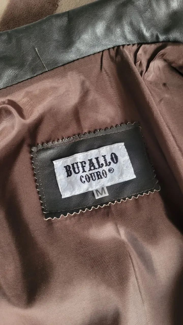 Jaqueta de Couro Masculina da Buffalo Couro