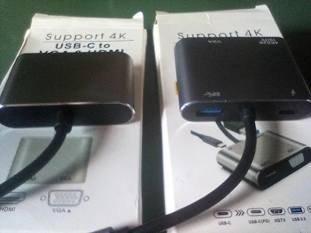 2 USB - C para VGA e HDMI - Foto 2