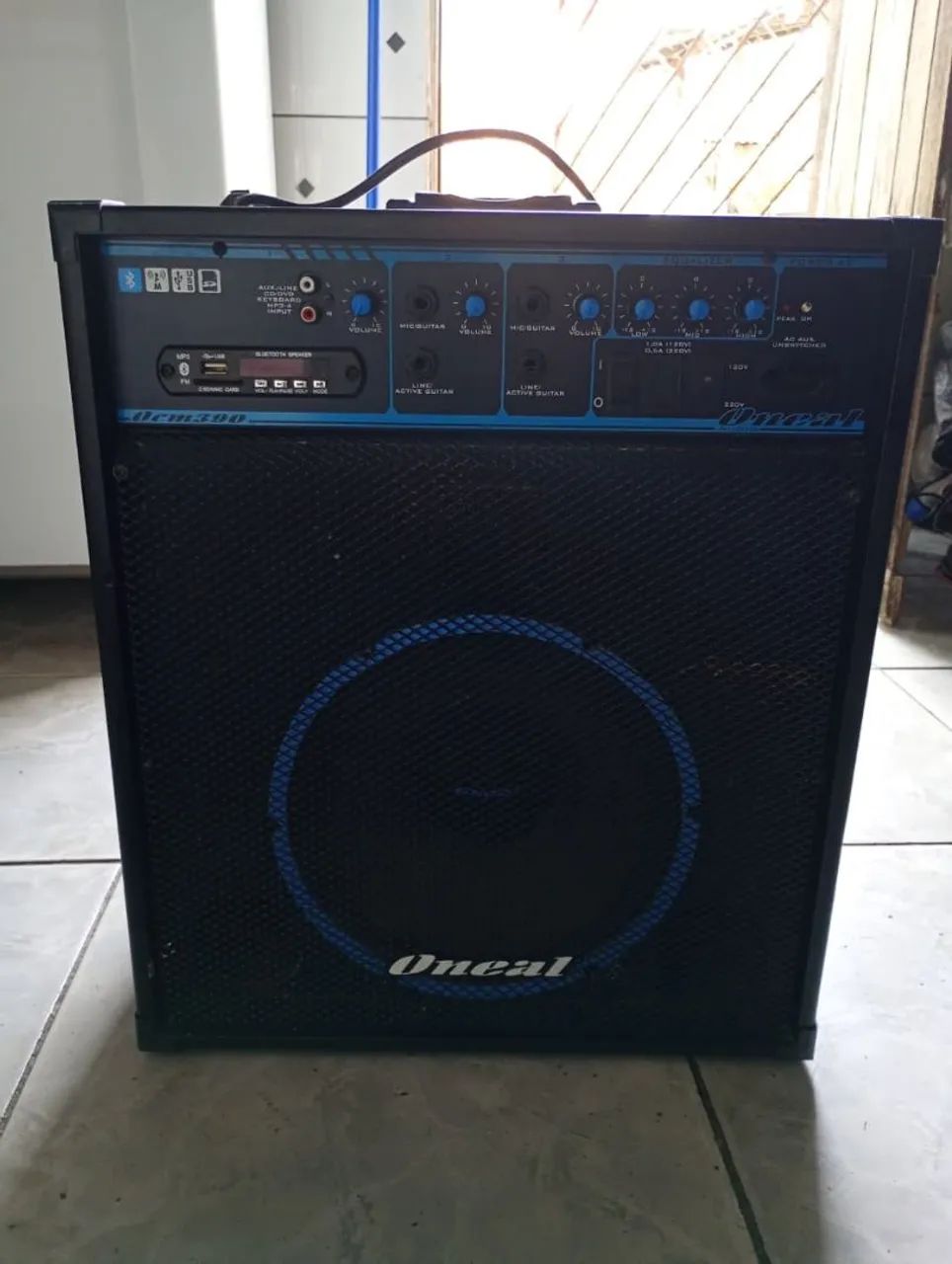 CAIXA DE SOM ATIVA 8" 150W ONEL BLUETOOTH PROFISSIONAL