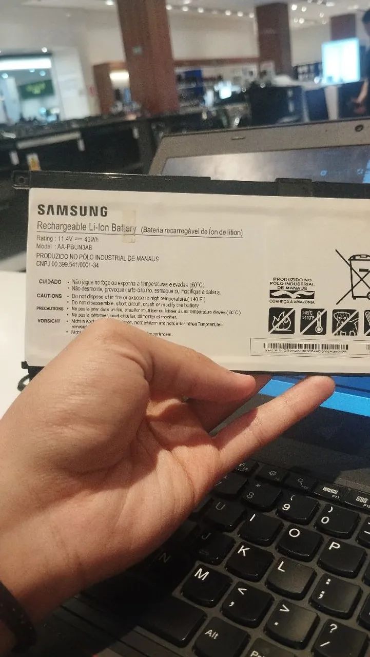 Bateria de notebook Samsung 