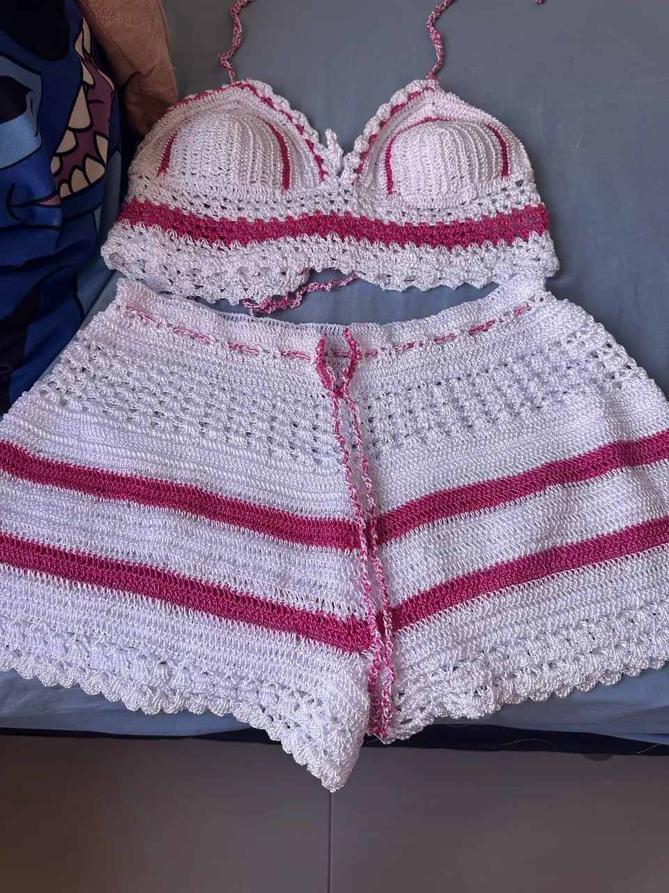 Conjunto crochê P/m