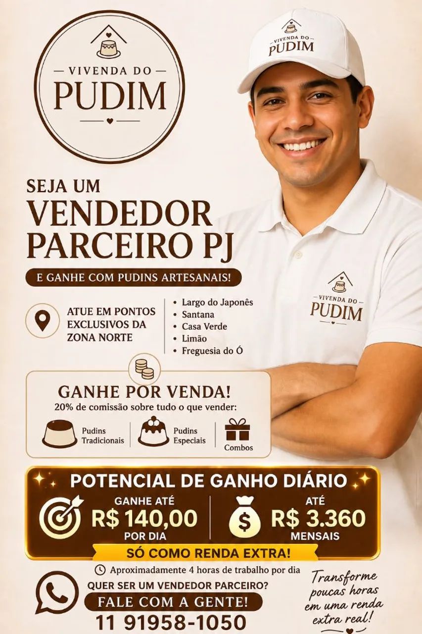 Vendedor(a) PJ - Externo com ou sem experiência.