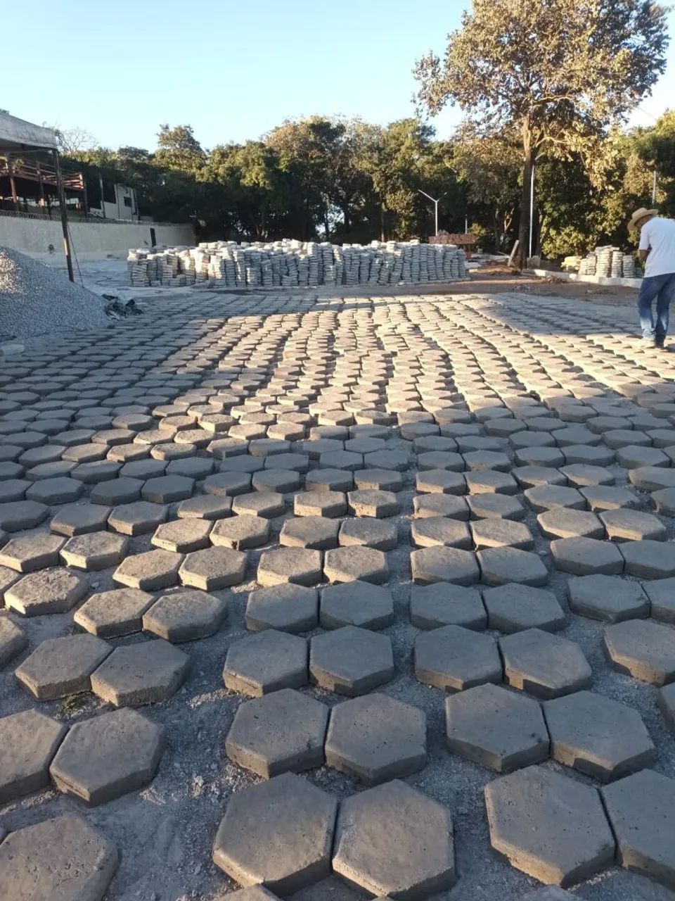 Bloco sextavado 