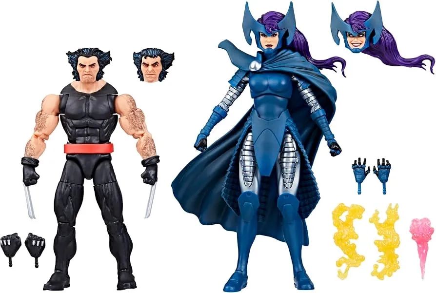Mcfarlane toys - wolverine & psylocke 2 pack  - Foto 3