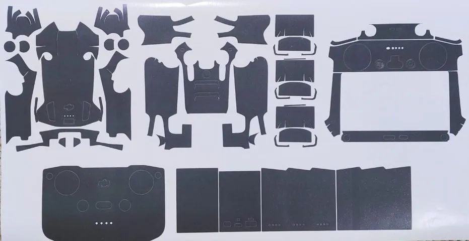 Skin Premium Para Drone MINI 4 PRO - Midnight Black (Pronta Entrega)