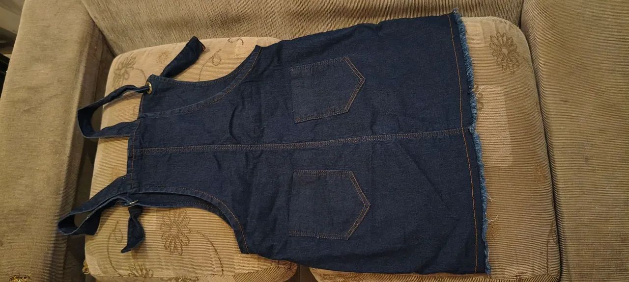 Jardineira jeans Nova  - Foto 3