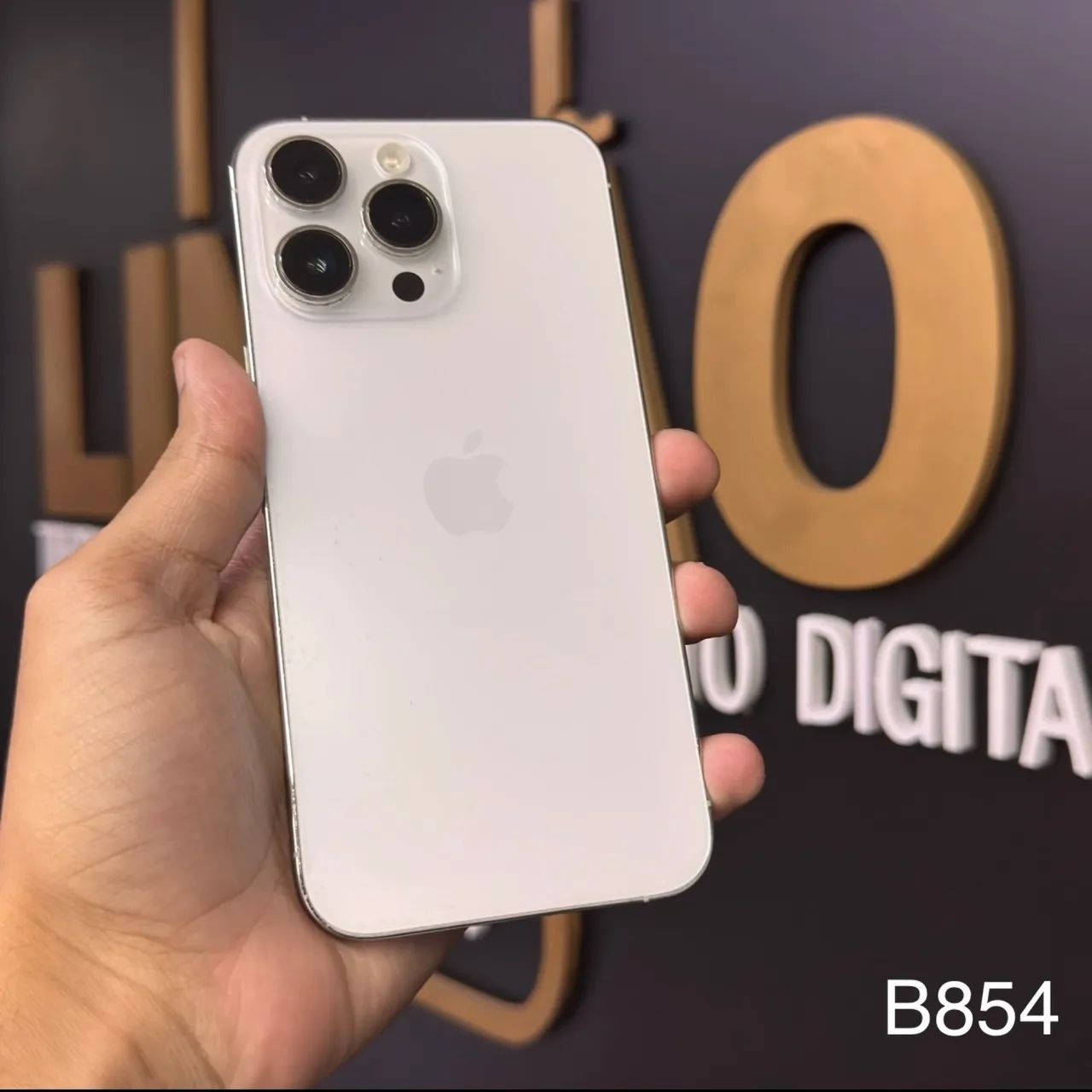LOJA FÍSICA. IPHONE 14 PRO MAX 128GB BRANCO | IMPECÁVEL TODO
