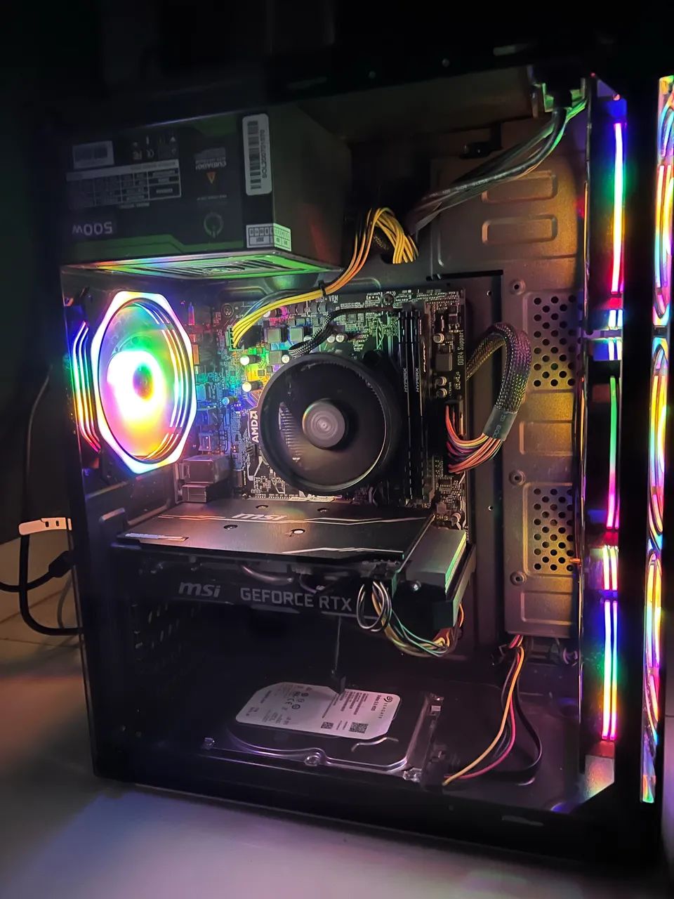 Pc gamer COMPLETO - Ryzen 5 3600 + RTX 2060 MSI 6gb + 16gb RAM +