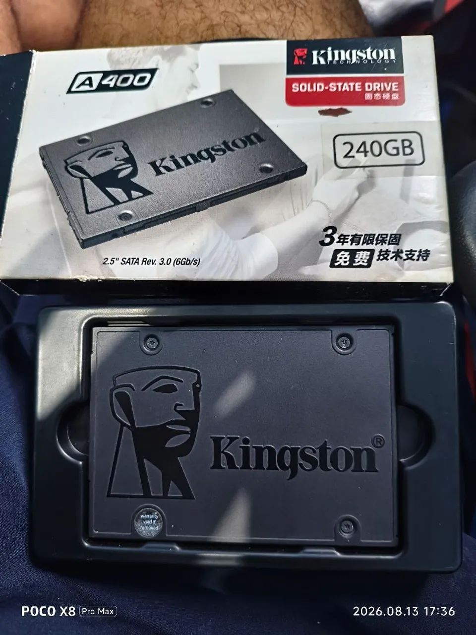 SSD Kingston 240Gb A400.