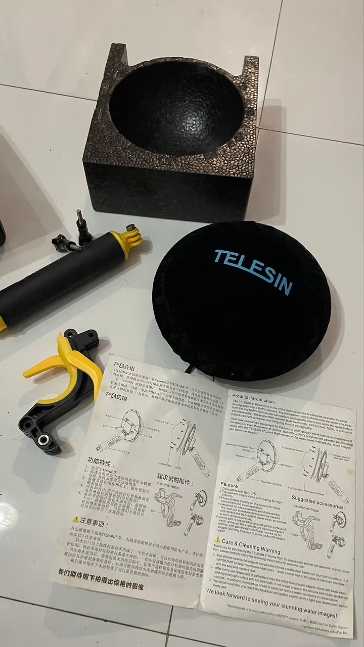 Telesin DOME 6 polegadas GO PRO 5 - Foto 3