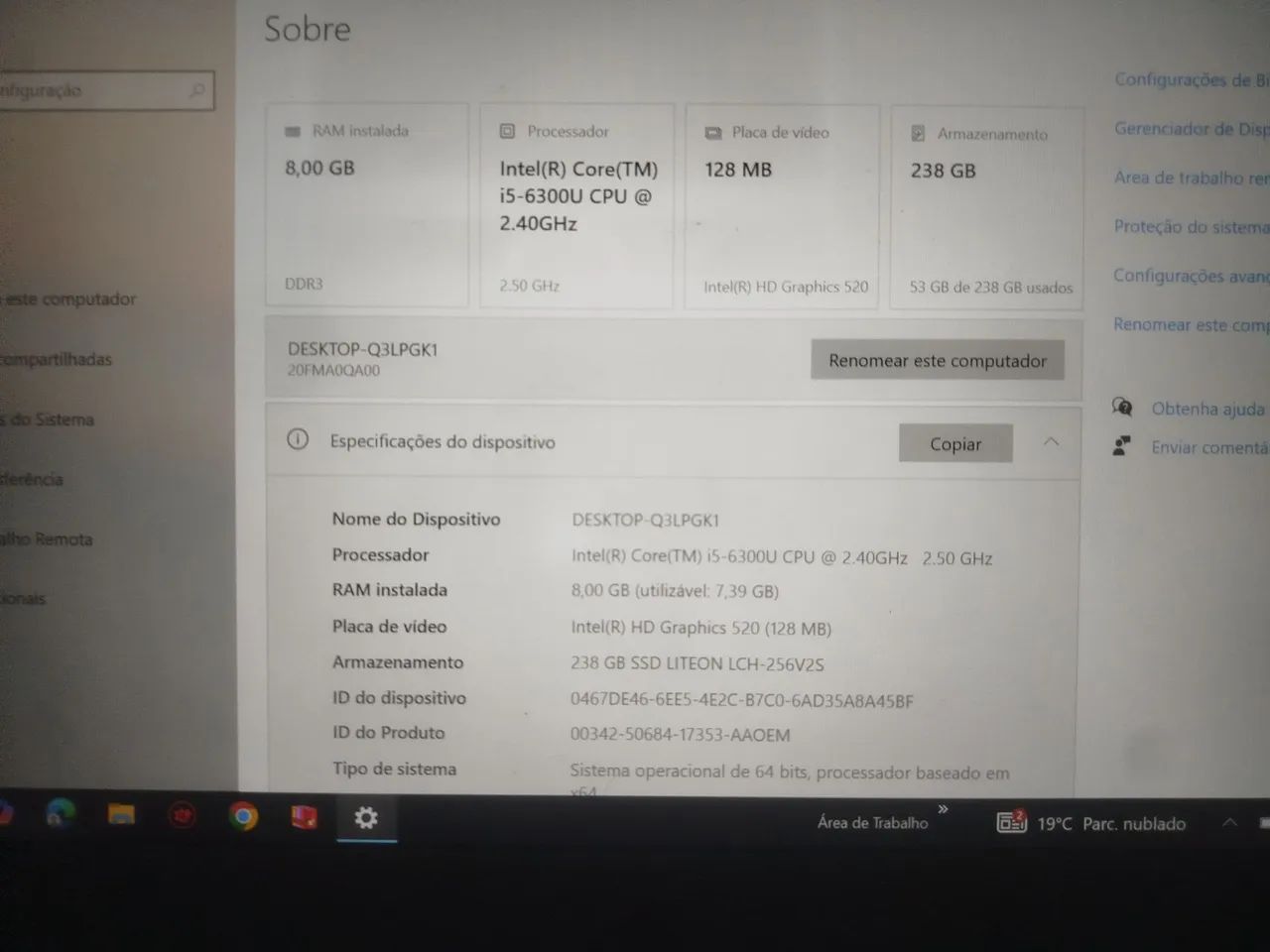 Notebook com touch screen  - Foto 2