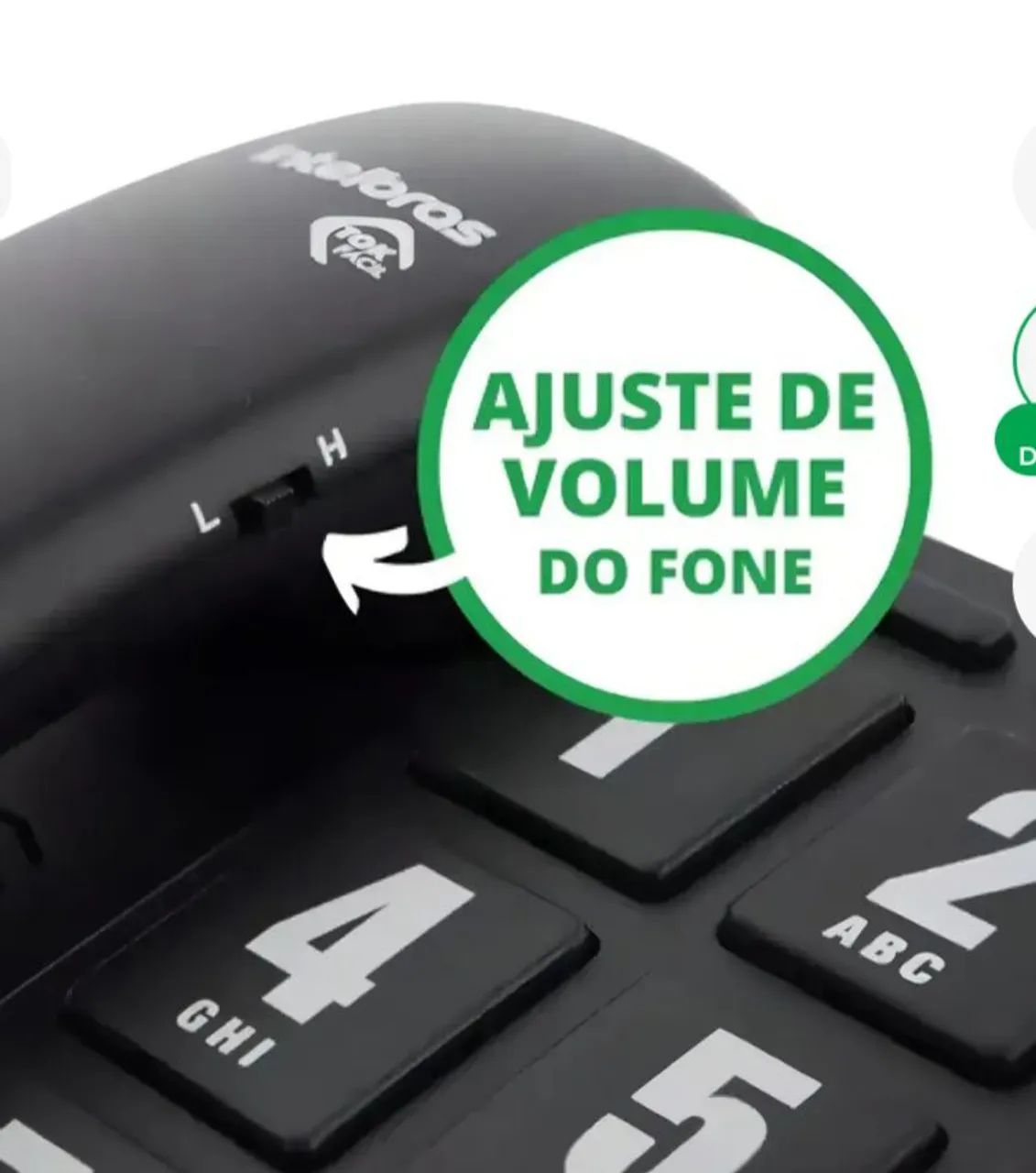 TELEFONE TOK FÁCIL/DISCAGEM RAPIDA - Foto 4