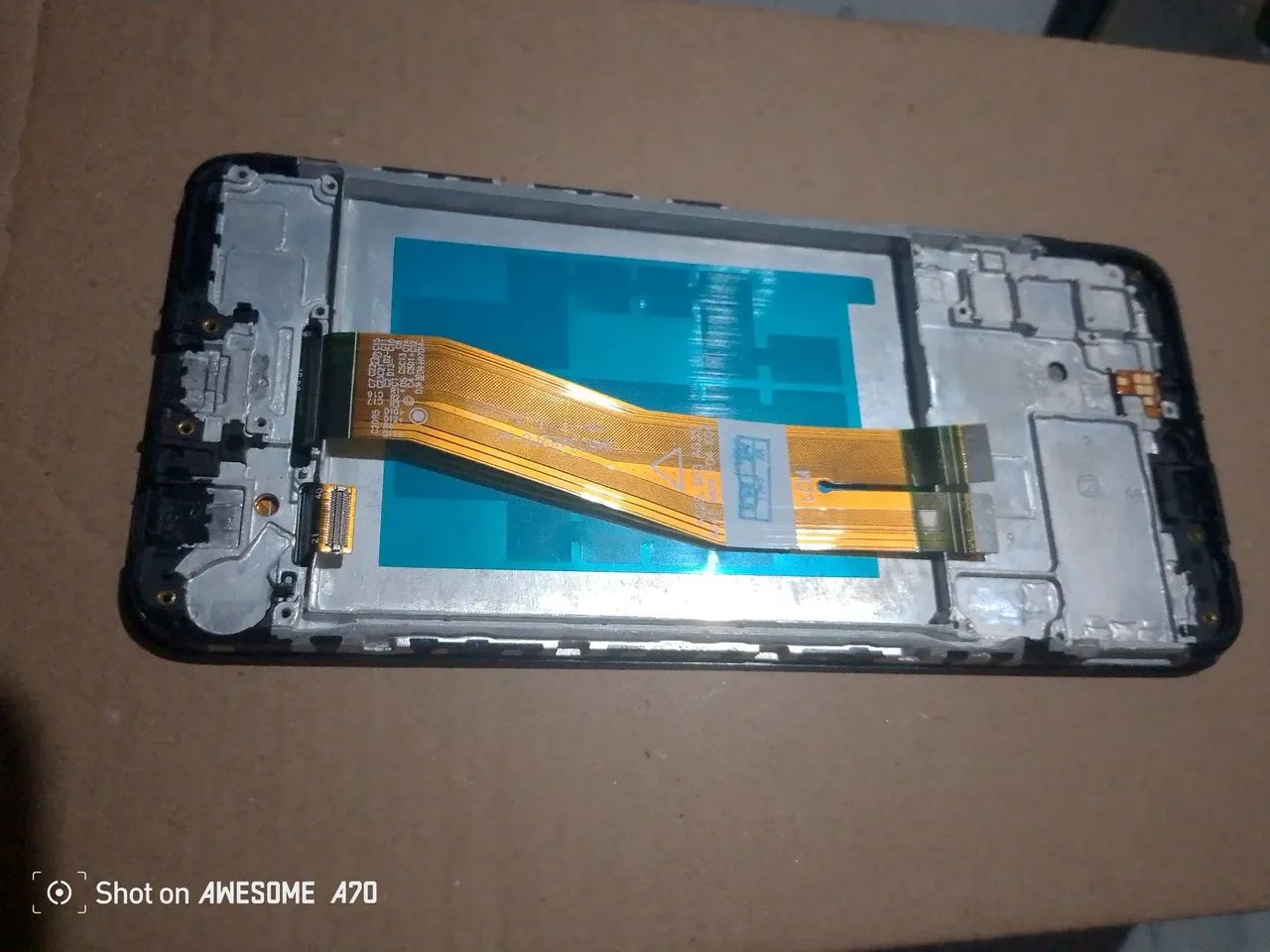 Frete grátis!Tela Completa Samsung A03s A037 Display Touch com Aro Nova - Foto 3