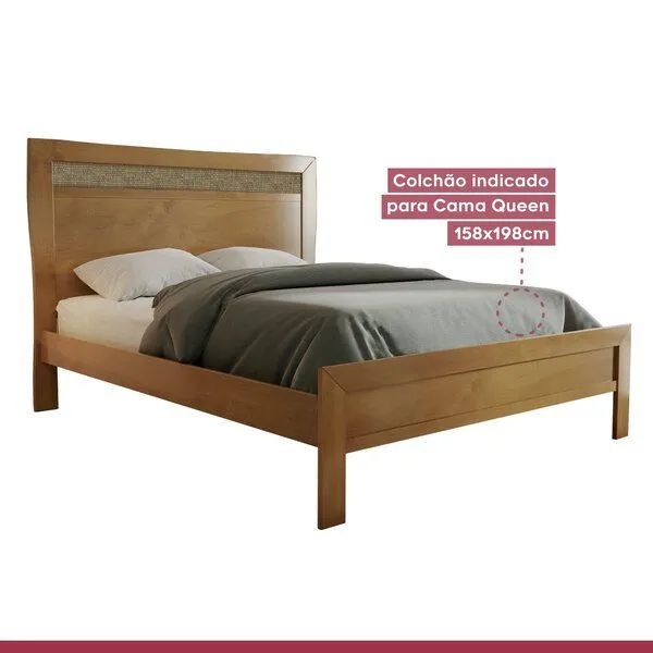Cama casal 1,40 sem colchão 