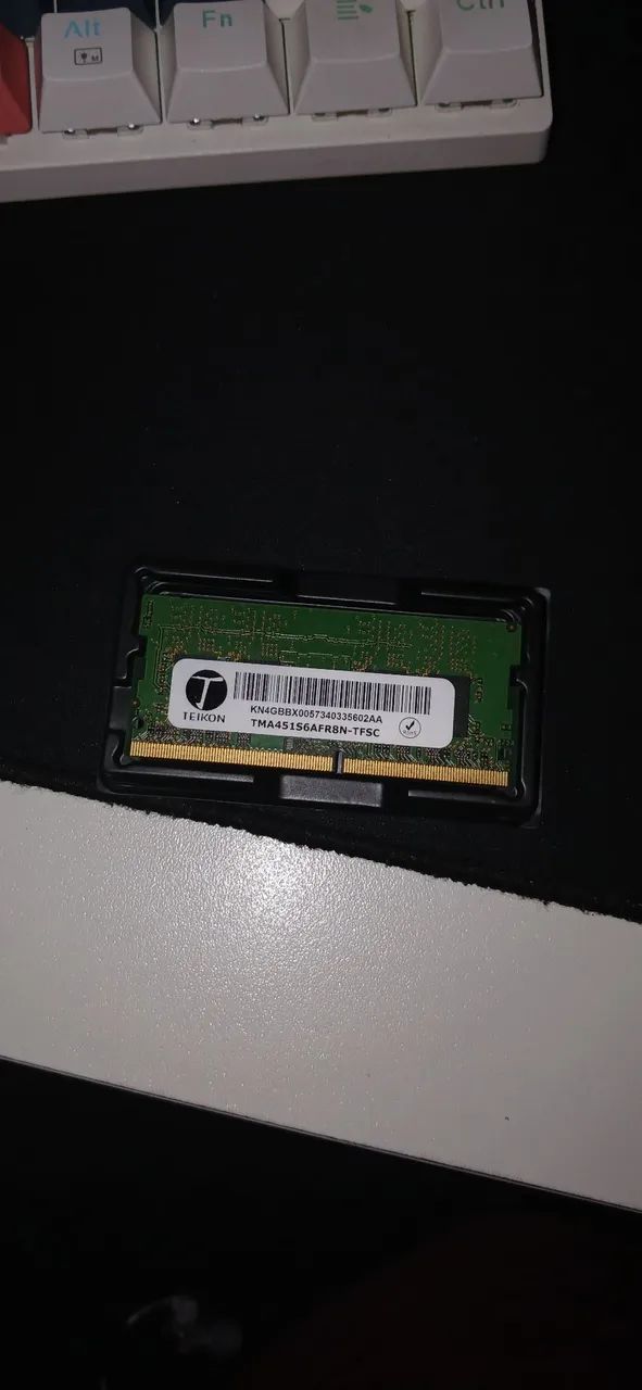 Memória ram notebook 