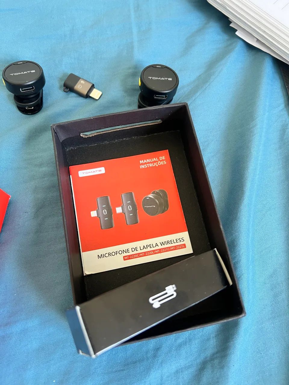 Microfone de lapela wireless Mt-2221C - Foto 2