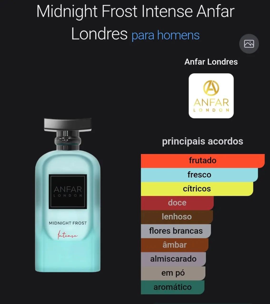 Perfume arabe Midhnight Frost Intense  - Foto 2