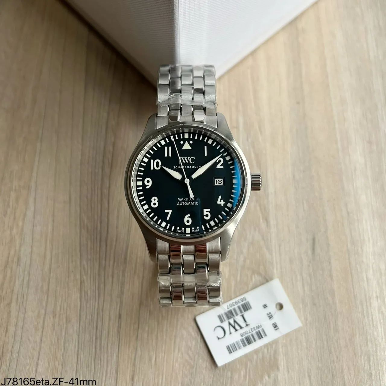 RELÓGIO IWC Pilot Mark XVIII/ DIAL PRETO/S.C