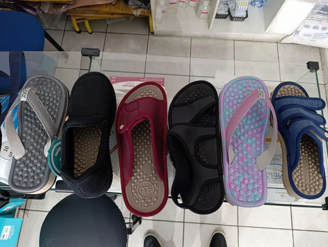 Sandália ortopédica mundo flex 