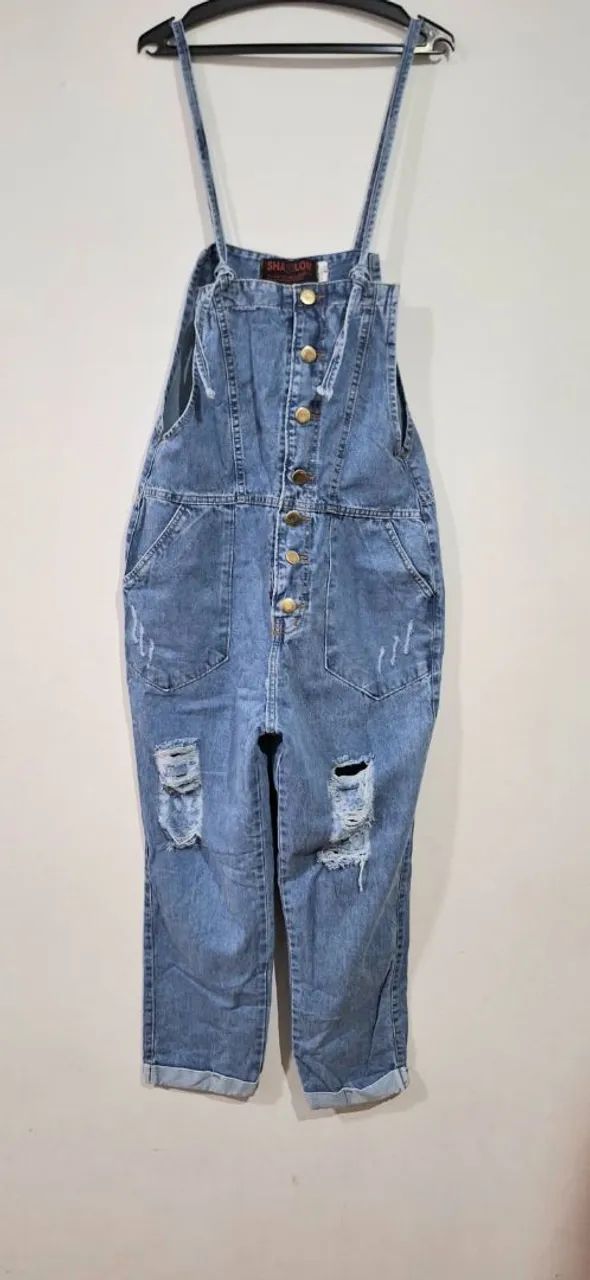 Jardineira jeans - Foto 2