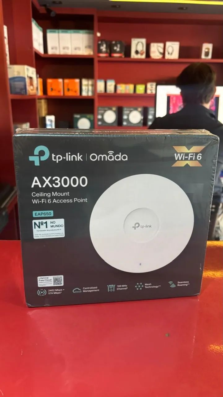 Access Point Wi-fi 6 Tp-link Omada Eap650 Ax3000 Dual Band