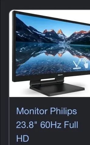 Monitor touch Philips - 23.8 tela - Foto 2