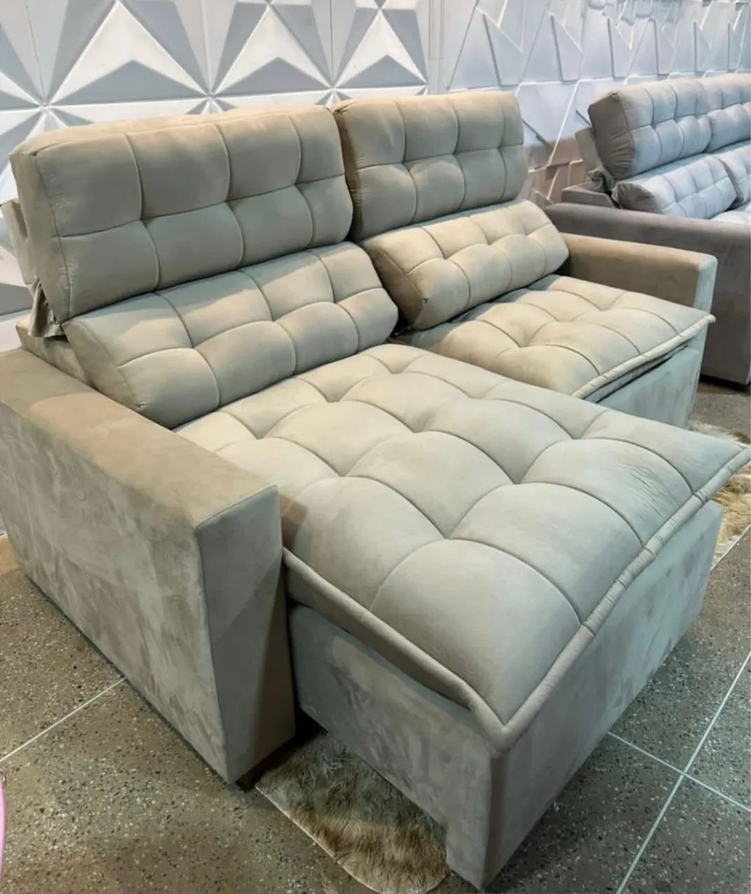 SOFÁ RETRÁTIL E RECLINÁVEL GARDEN - 2 LUGARES