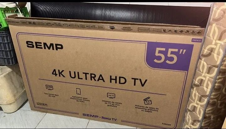 Tv Semp nova na caixa comprada 3 dias 