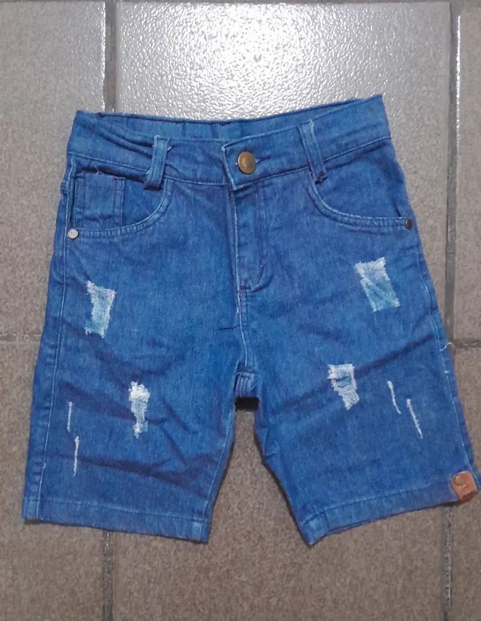 Shorte Jeans Menino 8 anos