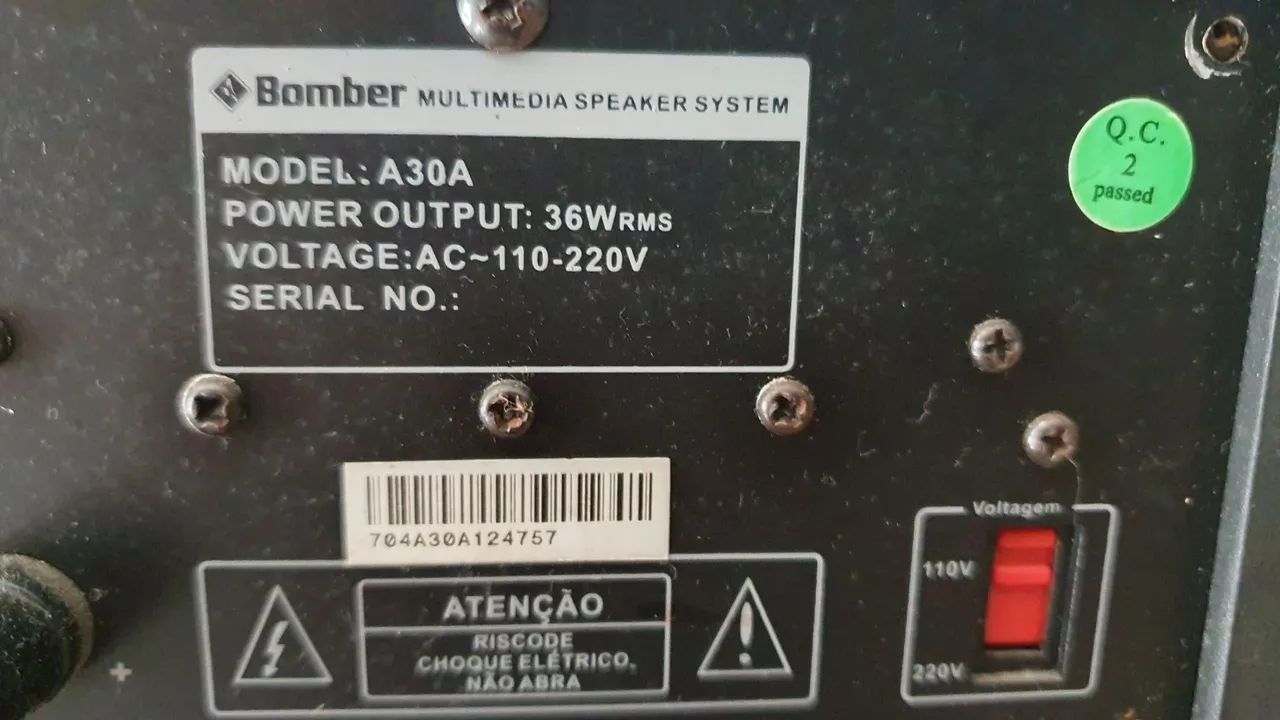 Bomber Multimedia Speaker System A30A - Foto 3