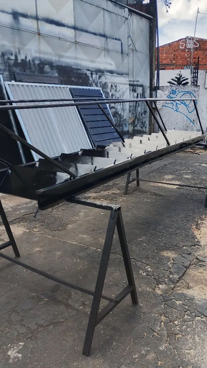 Escadas de ferro reta - Foto 2