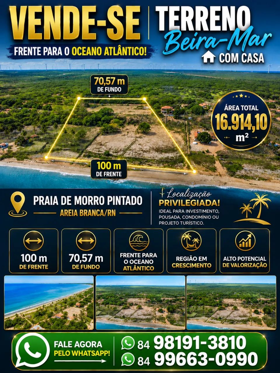 Casa Terreno na praia de morro pintado  - Foto 4