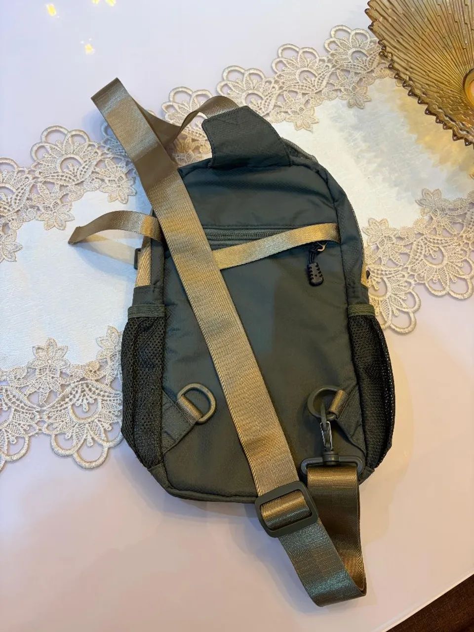 Bolsa de Ombro Casual para Homens, Bolsa Transversal Leve - Foto 3