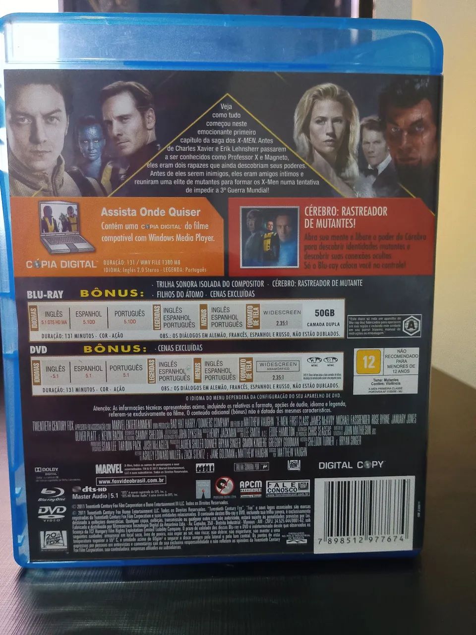 Blu-ray X-men primeira classe  - Foto 3
