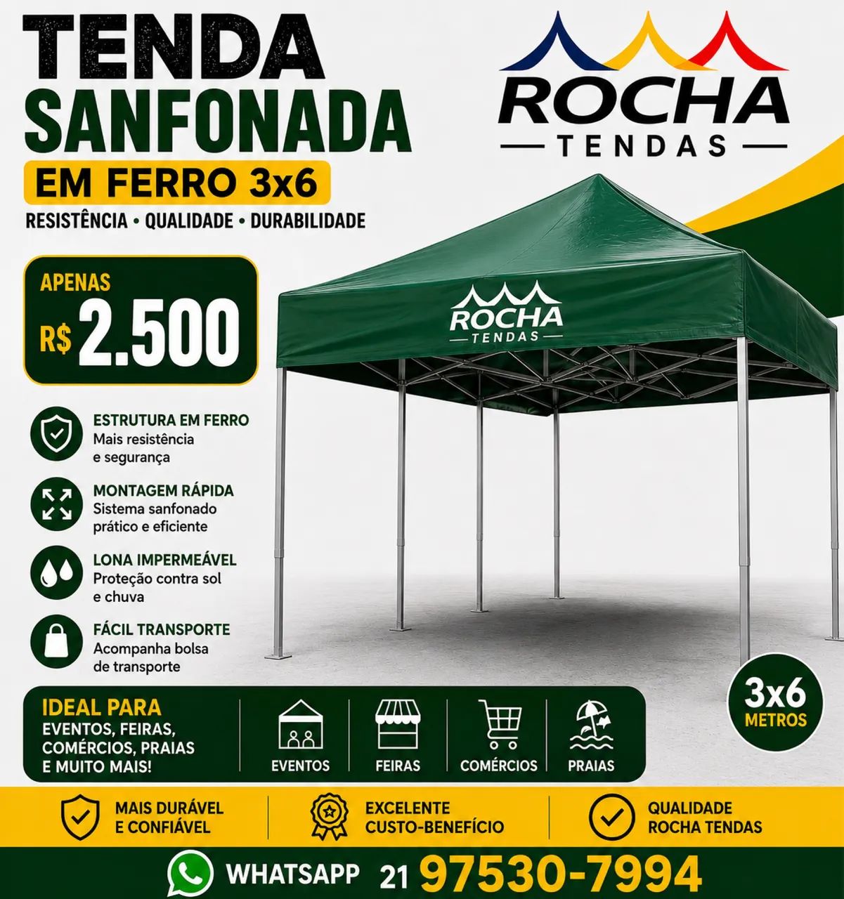 Tenda 3x3 - Foto 3